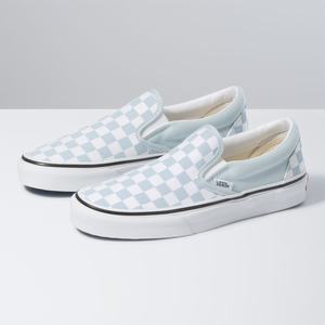 Vans Checkerboard Erkek Classic Mavi Beyaz | 093JNWKFT