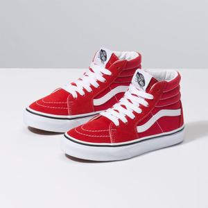 Vans Sk8-Hi Çocuk Classic Kırmızı Beyaz | 734MFTLCX