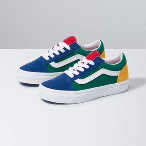 Vans Yacht Club Old Skool Çocuk Classic Mavi Yeşil Sarı | 765NSMLAQ